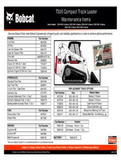 bobcat t300 skid steer specs